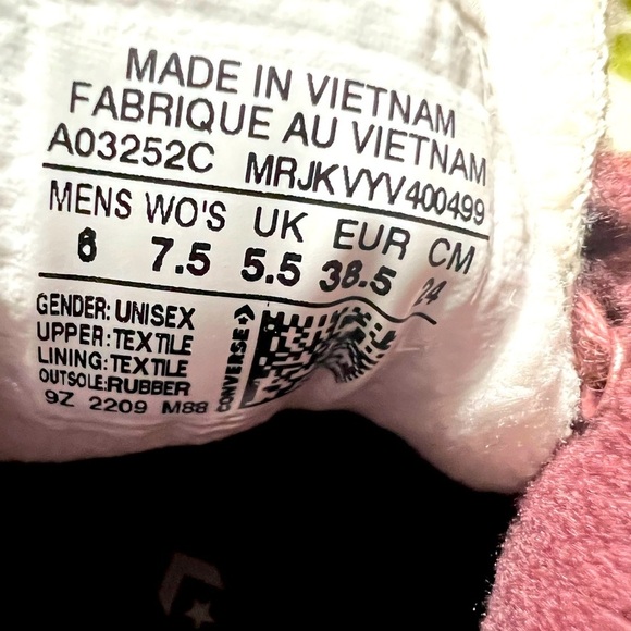 Converse Run Star Hike Trainers Corduroy Platform Y2K High Top Shoes - Picture 6 of 7